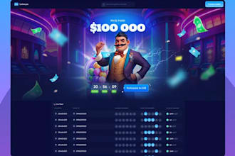 design raffle website competition website giveaway website event raffle ticket