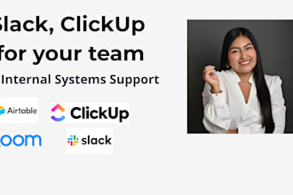 build a custom slack or clickup workspace for your team