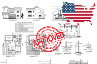 review sign and stamp architecture drawing mep structural drawing for all states