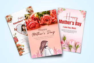 create beautiful mothers day posters, flyers, invitations, and banners