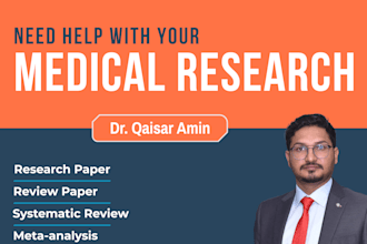 write, edit medical manuscript, systematic review, and meta analysis