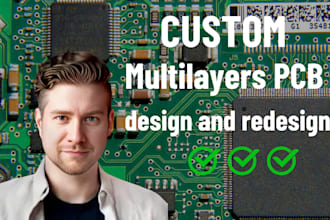 design schematic and layout pcb custom board in kicard altium proteus, easyeda