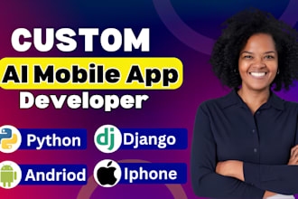develop ai mobile apps, ai saas, chatbots, or custom apps, ai software