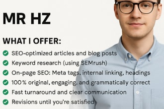 content writer stunning SEO article writer to write a blog