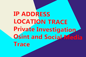trace location ,IP trace ,location trace , person find ,IP track