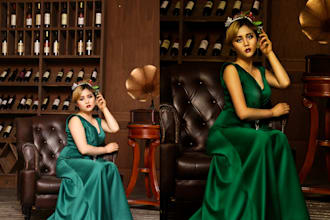 do retouching and color grading