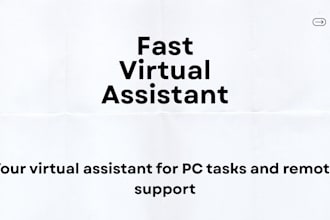 be your virtual assistant for PC tasks and remote support