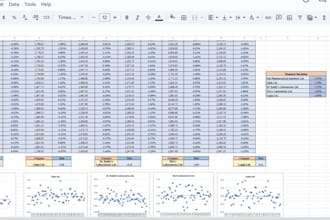 build a custom business financial model in excel or google sheets