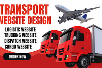 logistics website trucking website transport website