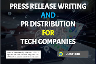 do business and internet technology press release writing and distribution