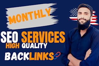do monthly off page SEO services UK USA website with high da