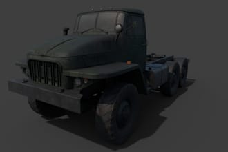 do 3d car modeling, 3d vehicle, truck model, van automotive 3d printing and game