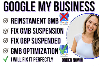 reinstate and fix google my business suspended, fix gbp suspension, gmb profile