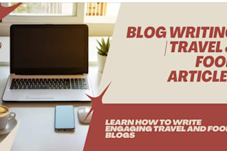 write a travel or food blog post in english and italian
