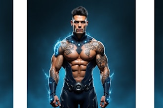 3d realistic character modeling cgi unreal engine metahuman character design