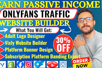 create amazing onlyfans, banners, onlyfans website, adult, logo fanveu chatter