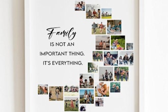 make the best photo collage by using your pictures, image editing