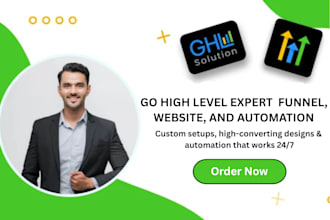 build gohighlevel funnels and automation