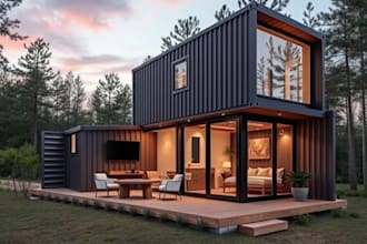 design shipping container homes, tiny houses, shops, restaurants, kiosk