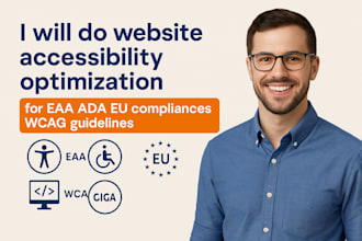 do website accessibility optimization for eaa ada eu compliances wcag guidelines