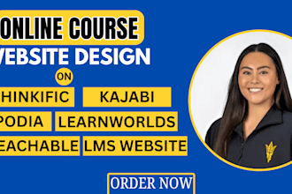 do learnworld teachable website thinkific kajabi online course elearning website