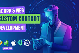 develop chatgpt ai mobile app or website ai saas app ai chatbot ai software
