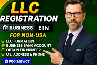 create USA business bank account for usa non usa residents USA physical address