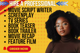 be your scriptwriter write movie script screenplay screenwriting tv series