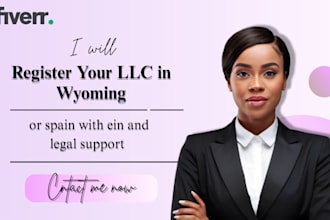 register your llc in wyoming or spain with ein and legal support