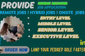 be your reverse recruiter, job search, remote jobs and job application