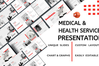 create medical research, scientific conference powerpoint design, biomedical