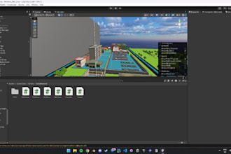 do unity game development, unity 2d game, unity 3d game for PC, web, mobile game