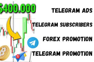 forex promotion, telegram forex channel, telegram ads hit 90m copy forex traders