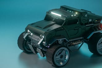 custom 3d military vehicle, interior truck model, unity game,armor car, blender