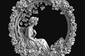 do bas relief sculpt,logo sculpting,cnc,interlocking part,3dembossed or debossed