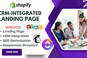 build a high converting crm integrated landing page