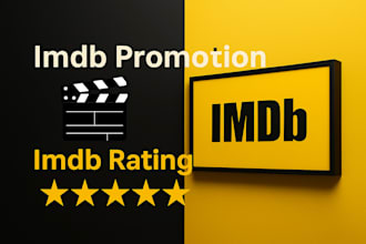 promote your imdb movie with rating