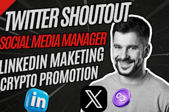 shoutout twitter x promote website share link to 120m yt ig fb app crypto users
