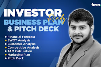 write a nonprofit investor ready business plan for startups with financial plan