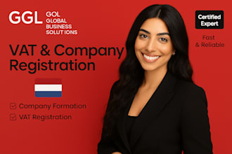 handle vat filing and company registration in the netherland