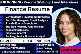 do resume for private equity, credit analyst portfolio manager, finance director