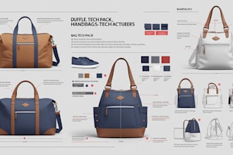 do bag tech pack bag design duffle handbag backpack tech pack for manufacture