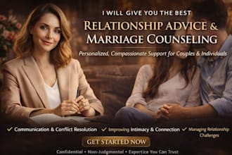 give you the best relationship advice and marriage counseling