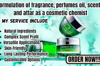 formulate fragrance perfumes oil scents and attar as a cosmetic chemist