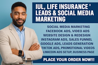generate hot iul insurance leads with facebook ads google ads iul leads