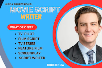 do movie script, screenplay, screenwriting, movie script writing, scriptwriter