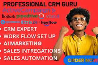 automate your CRM and email with vbout, activecampaign, or pipedrive