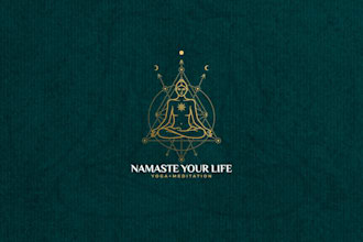 create sacred geometry or spiritual or mandala logo