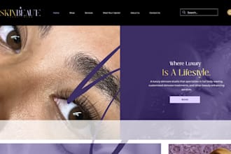 skin care website cosmetics website skin care shopify store