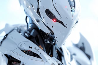 draw high quality robot, mecha concepts